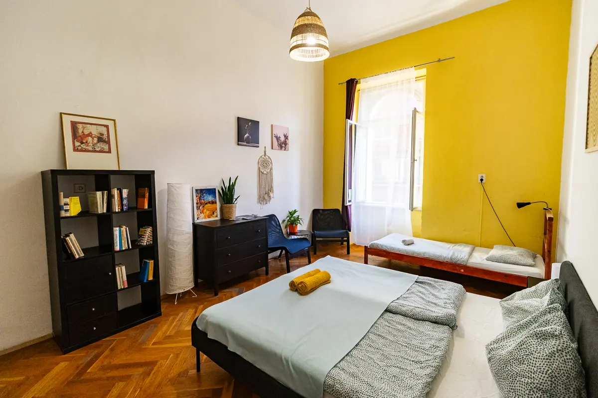 A hostel privát szobája